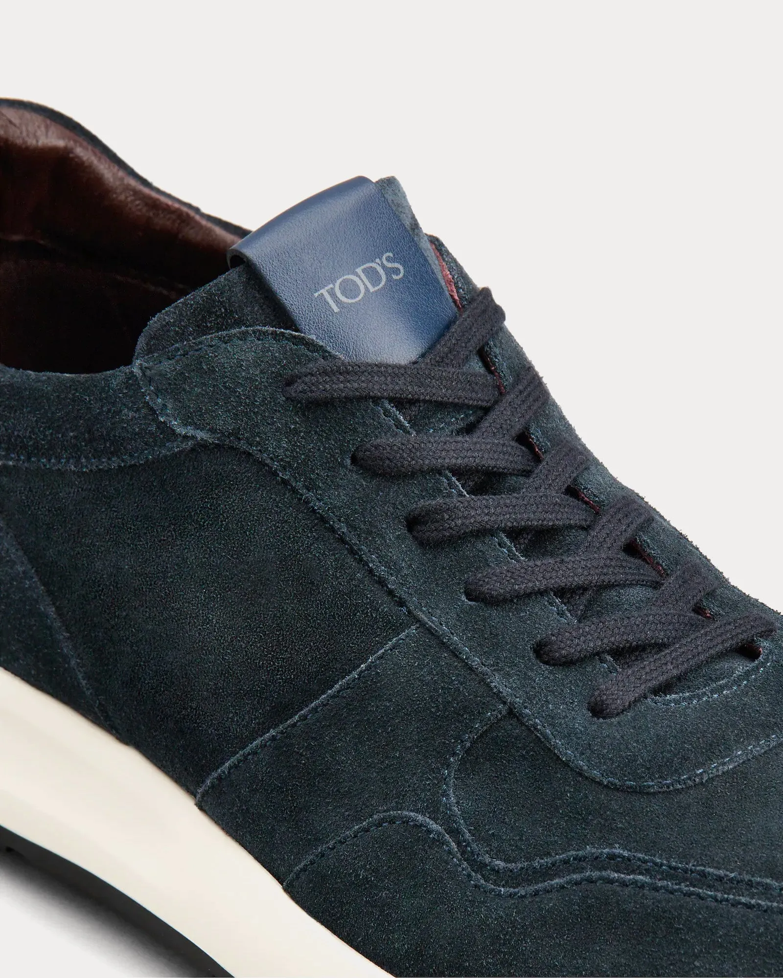 Suede Blue Low Top Sneakers