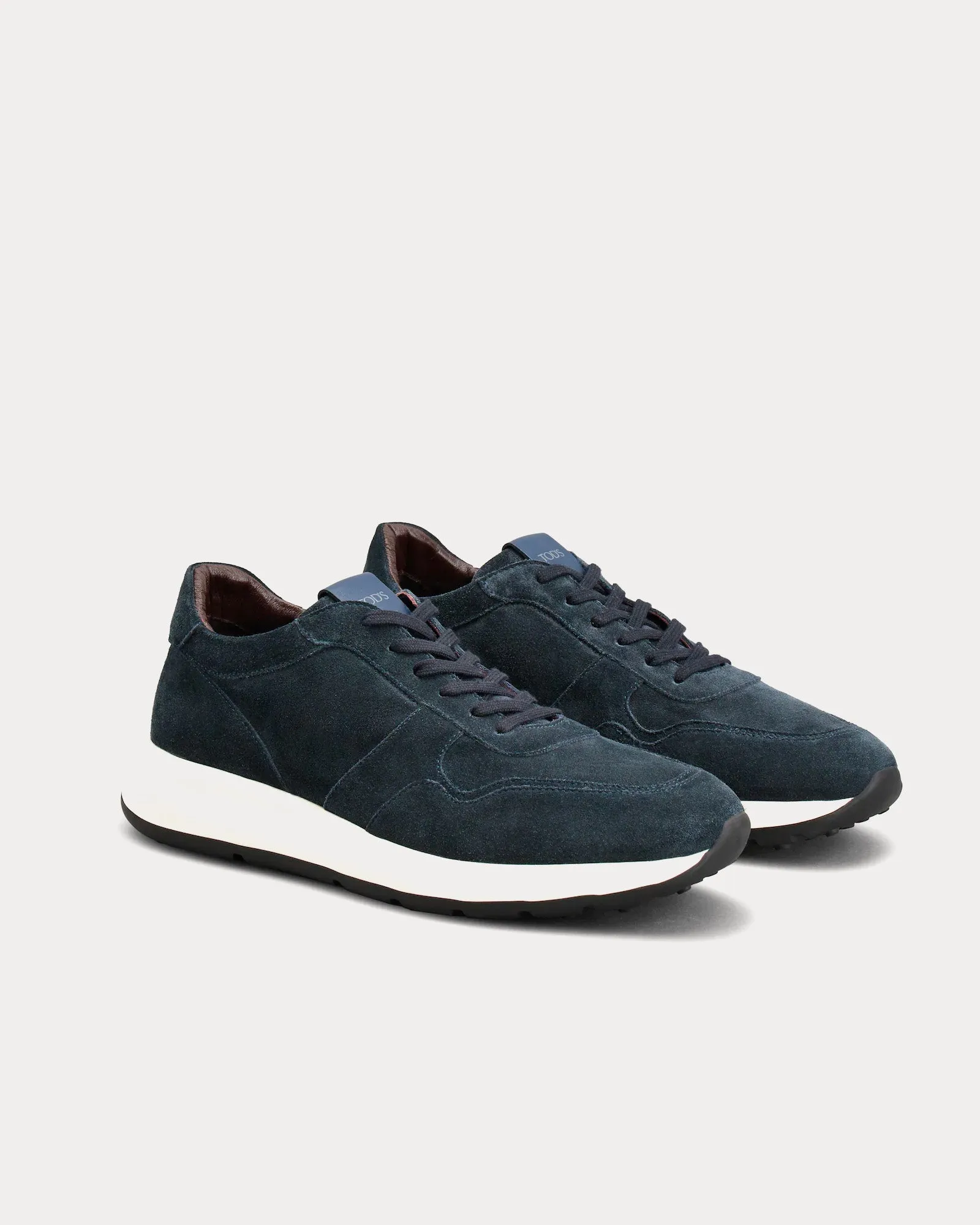 Suede Blue Low Top Sneakers