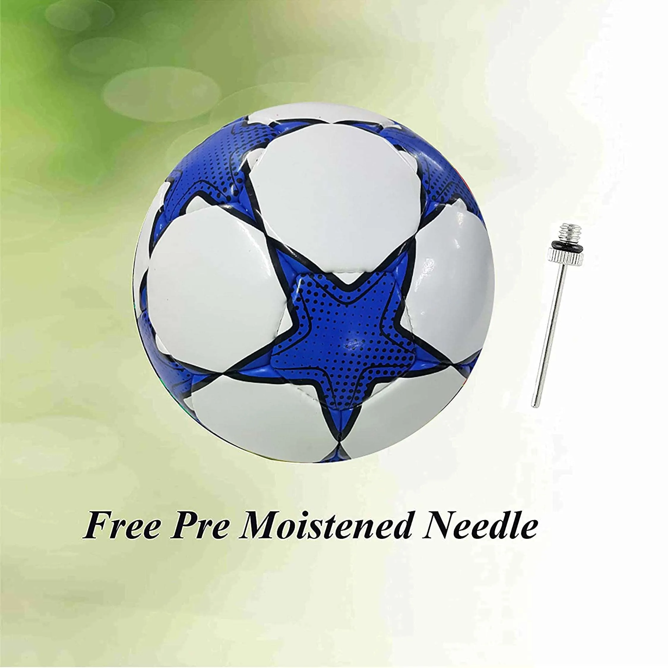 Synco Professional FIFA Football |Soccer Ball Size-5 |Blue ,Yellow | Set of Two