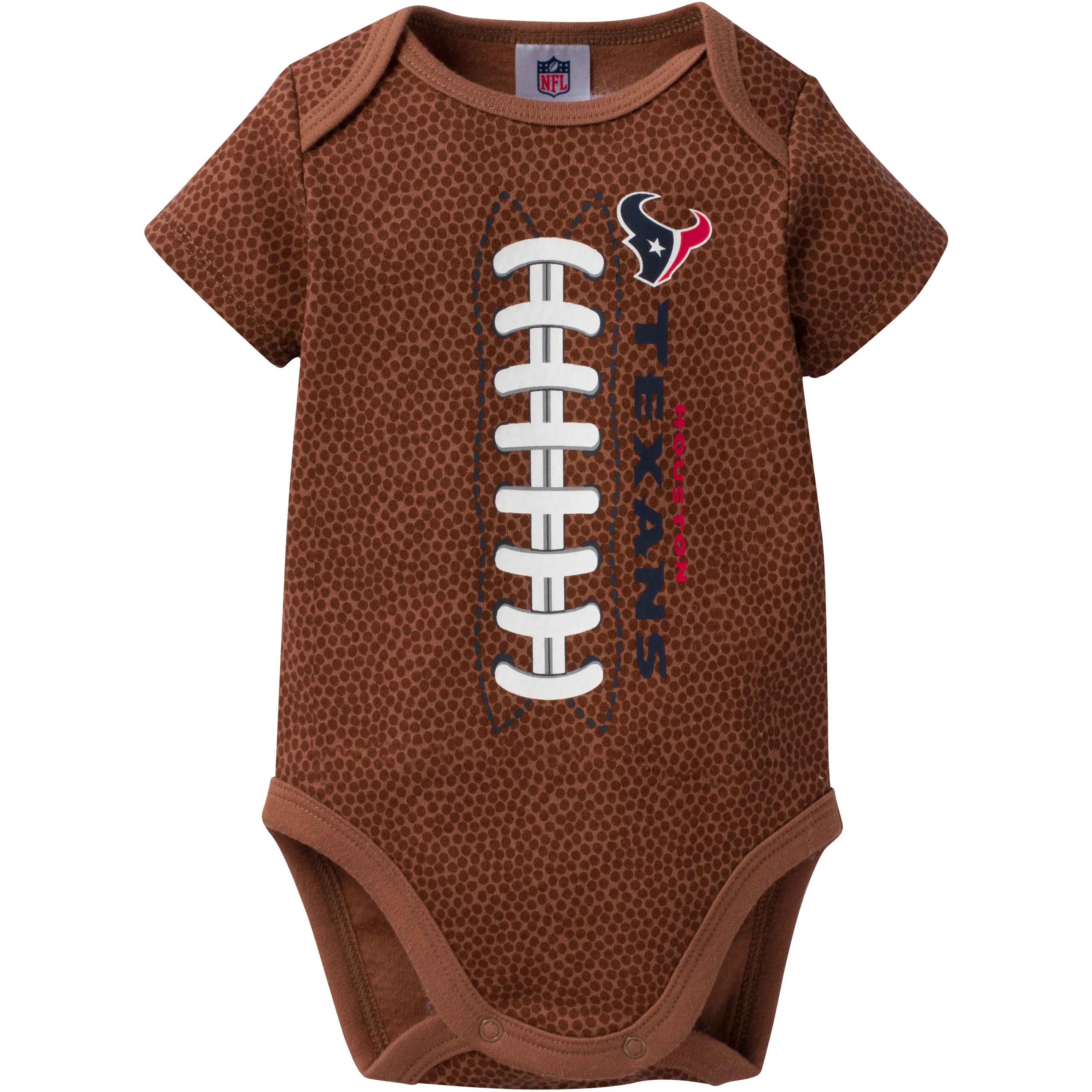 Texans Baby Fan Pigskin Onesie