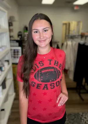 Tis the Season Football Tee