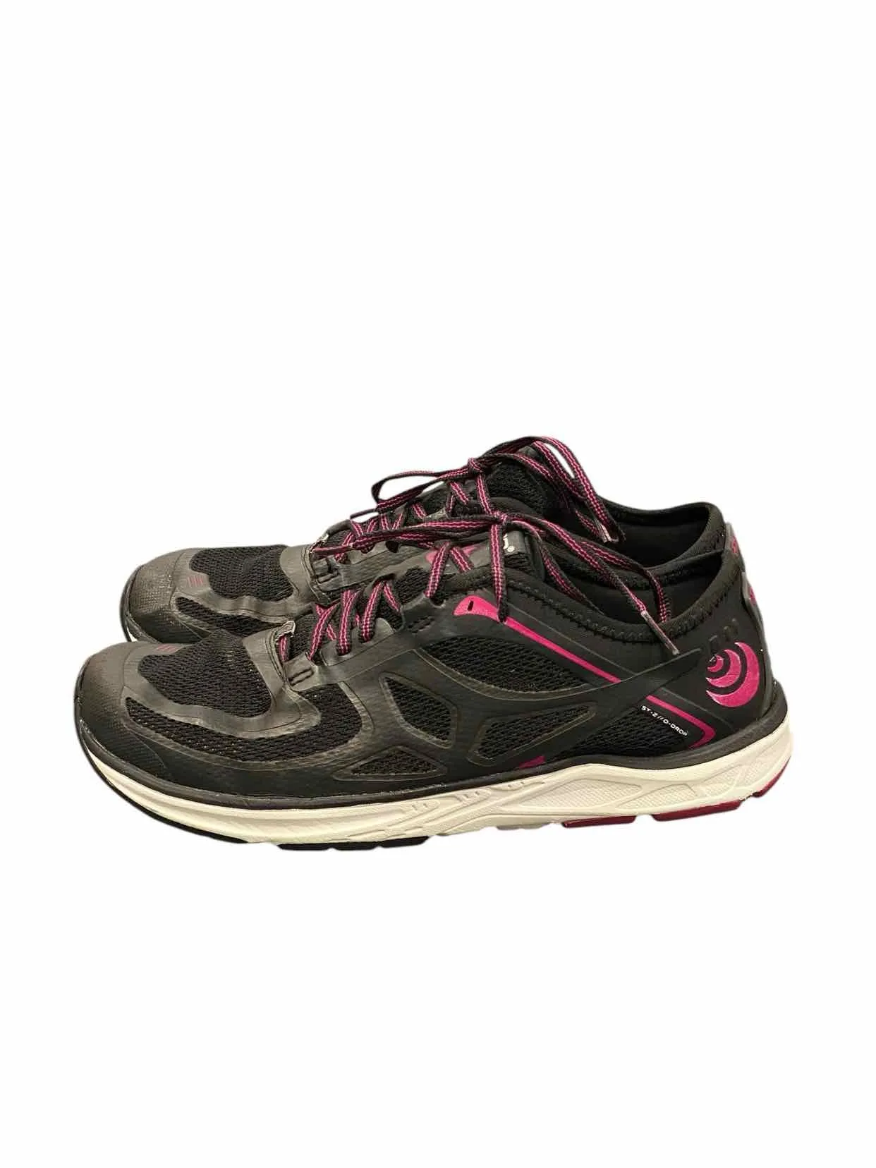 Topo Athletic Shoe Size 9 Black Pink Sneakers