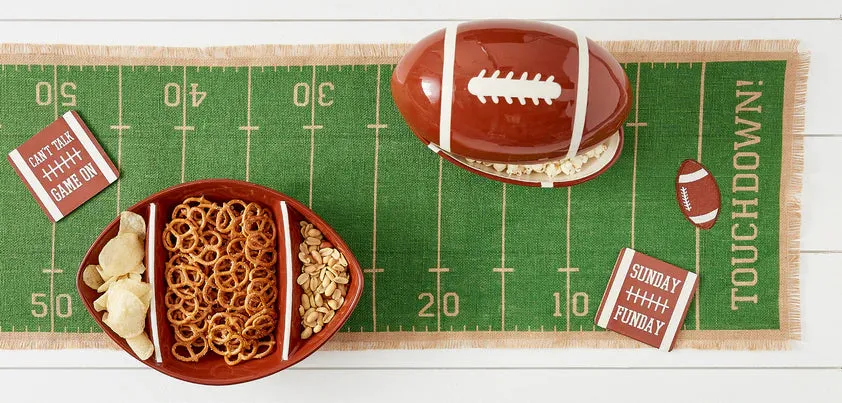 Touchdown Printed Table Runner - 14 x 74“”