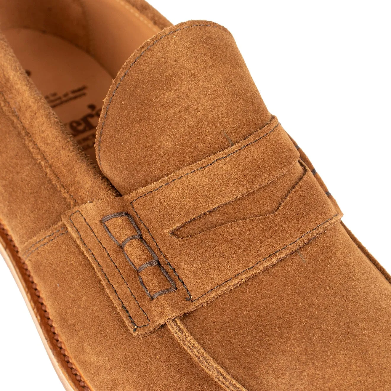 Trickers James Penny Loafer Snuff Repello Suede