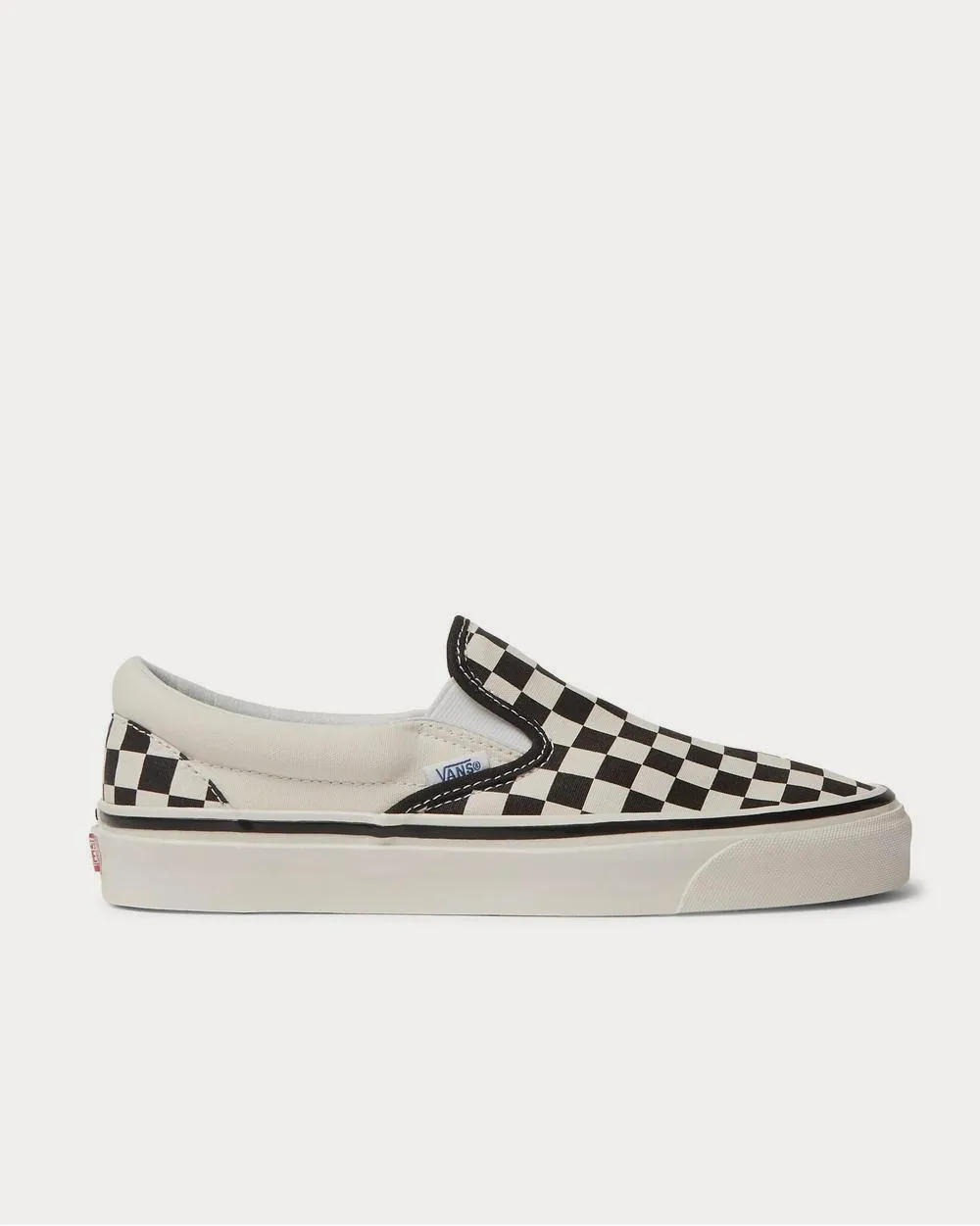 UA Classic 98 DX Checkerboard Canvas Slip-On  White low top sneakers