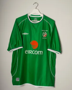 Umbro - Ireland 2002 Home Football Shirt