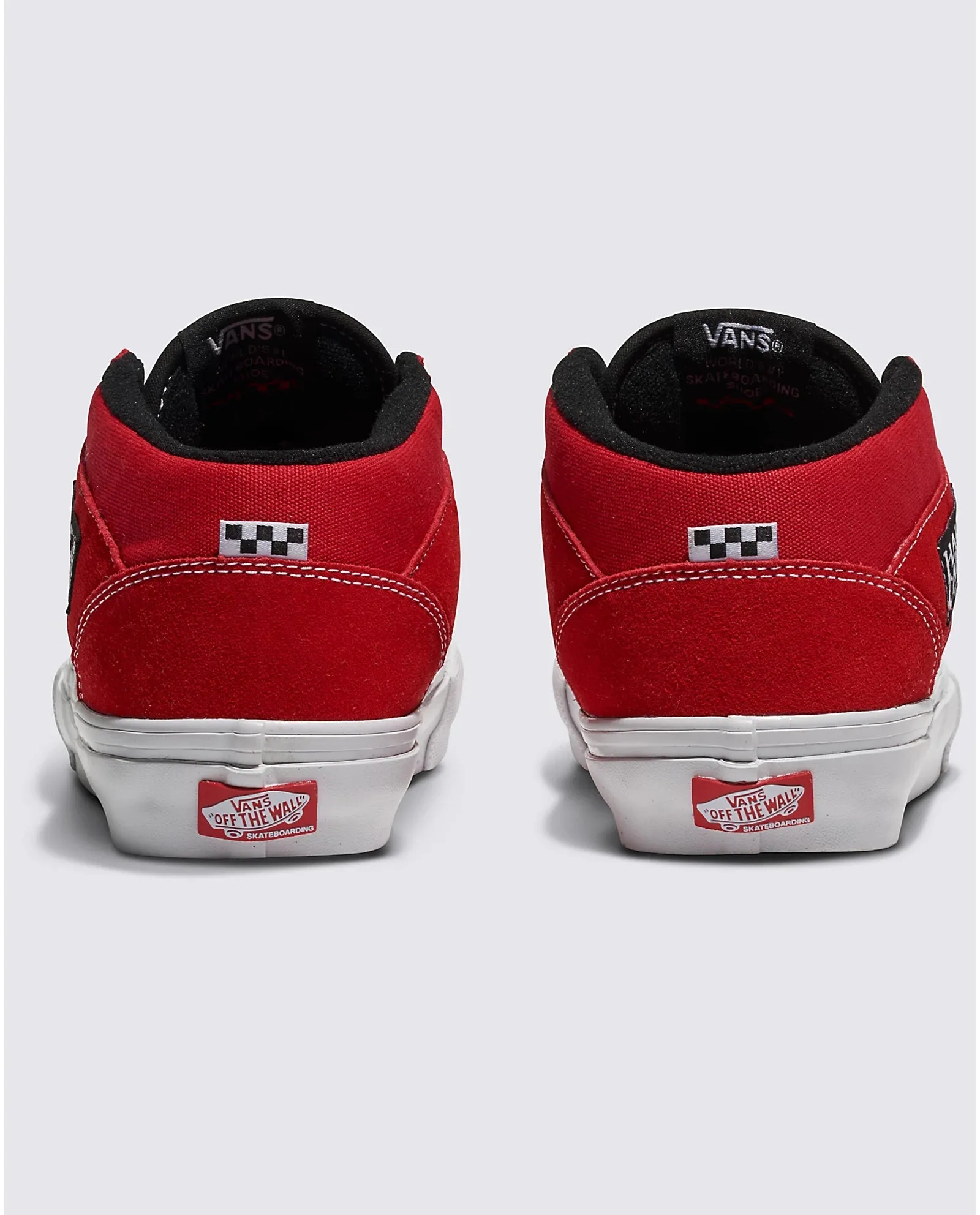 VANS Skate Half Cab Shoes Red/White