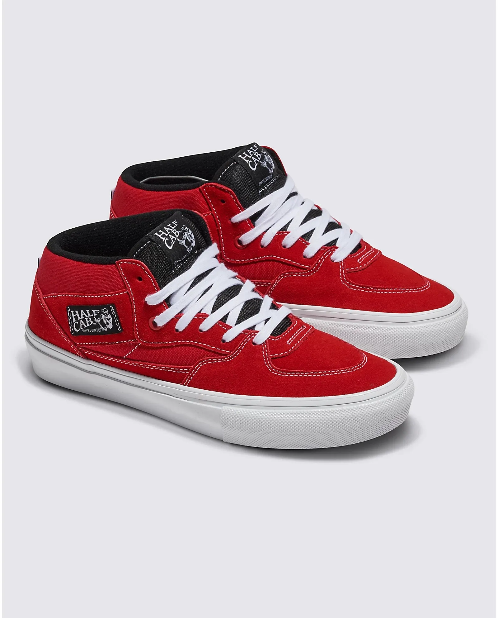 VANS Skate Half Cab Shoes Red/White