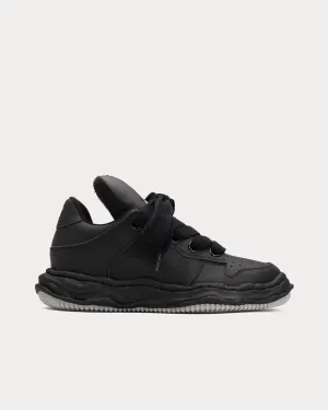 Wayne Puffer OG Sole Leather Black / Black Low Top Sneakers