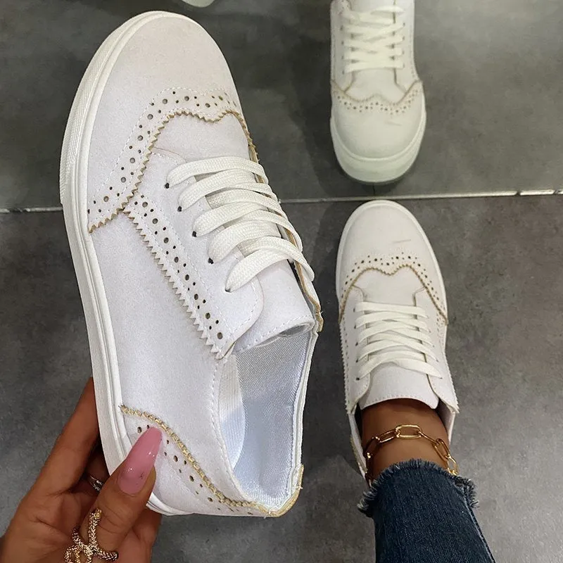 Women's Vulcanized Shoes Thick Casual Sneakers