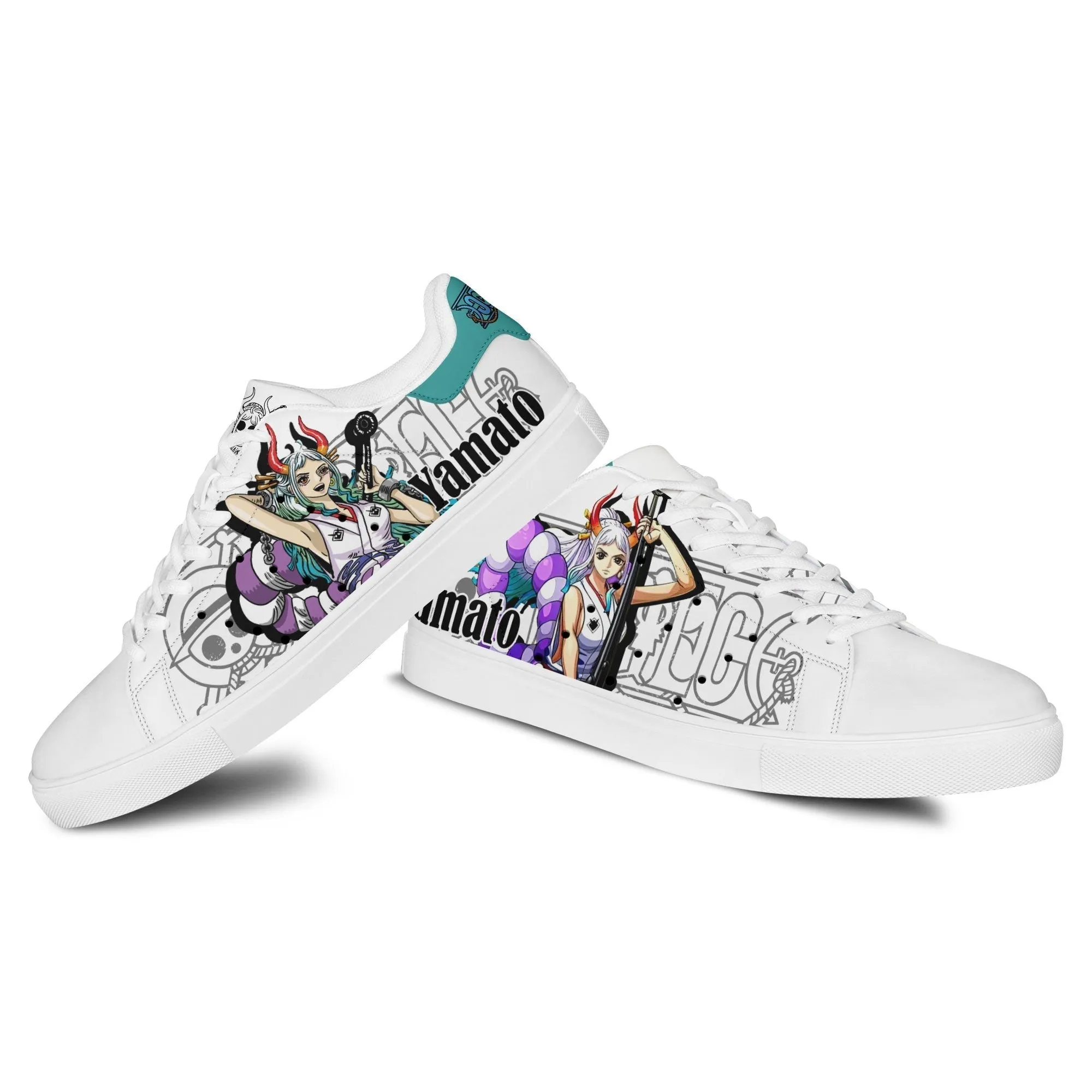 Yamato Skate Sneakers Custom Anime OP Shoes